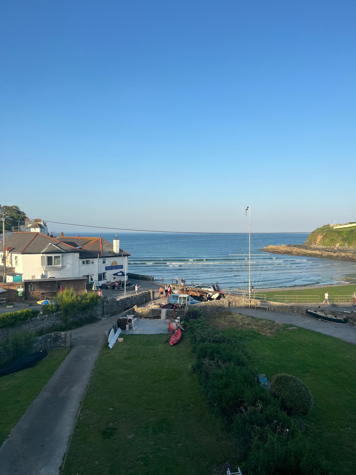 Evening view from the house